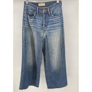 Madewell Wide‎ Leg Crop Jeans Womens Size 23